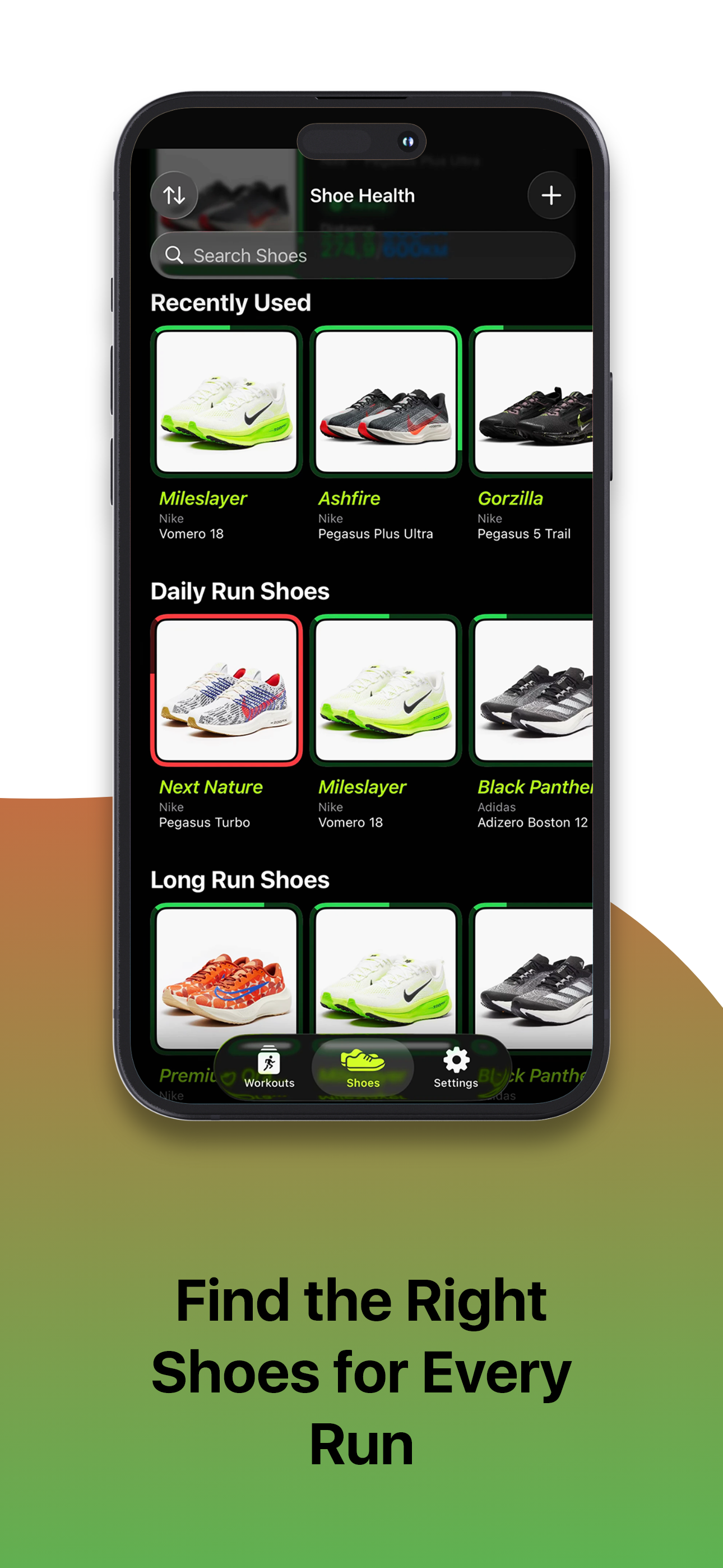 Find the right shoes for every type of run